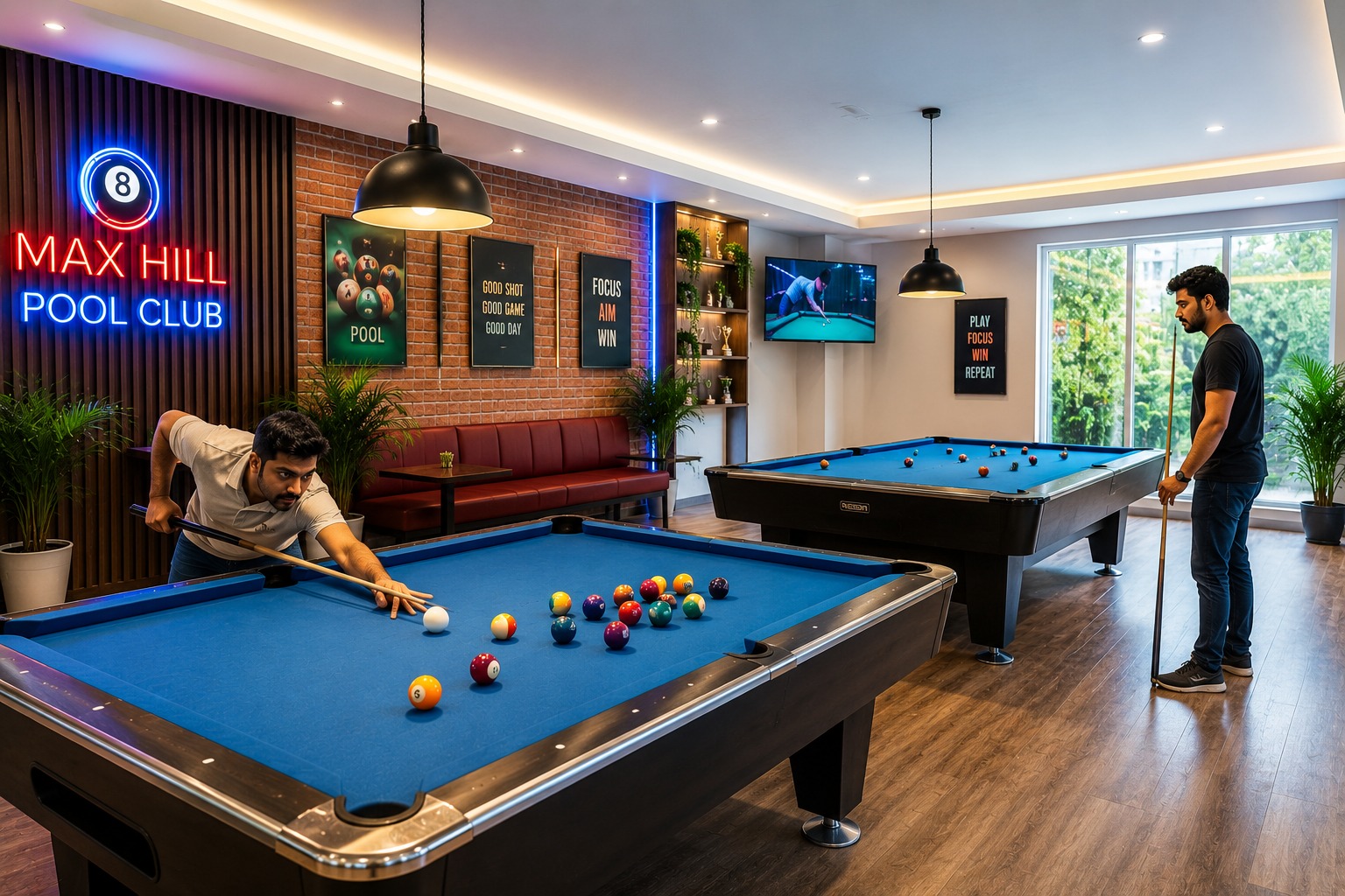Pool Club billiards lounge